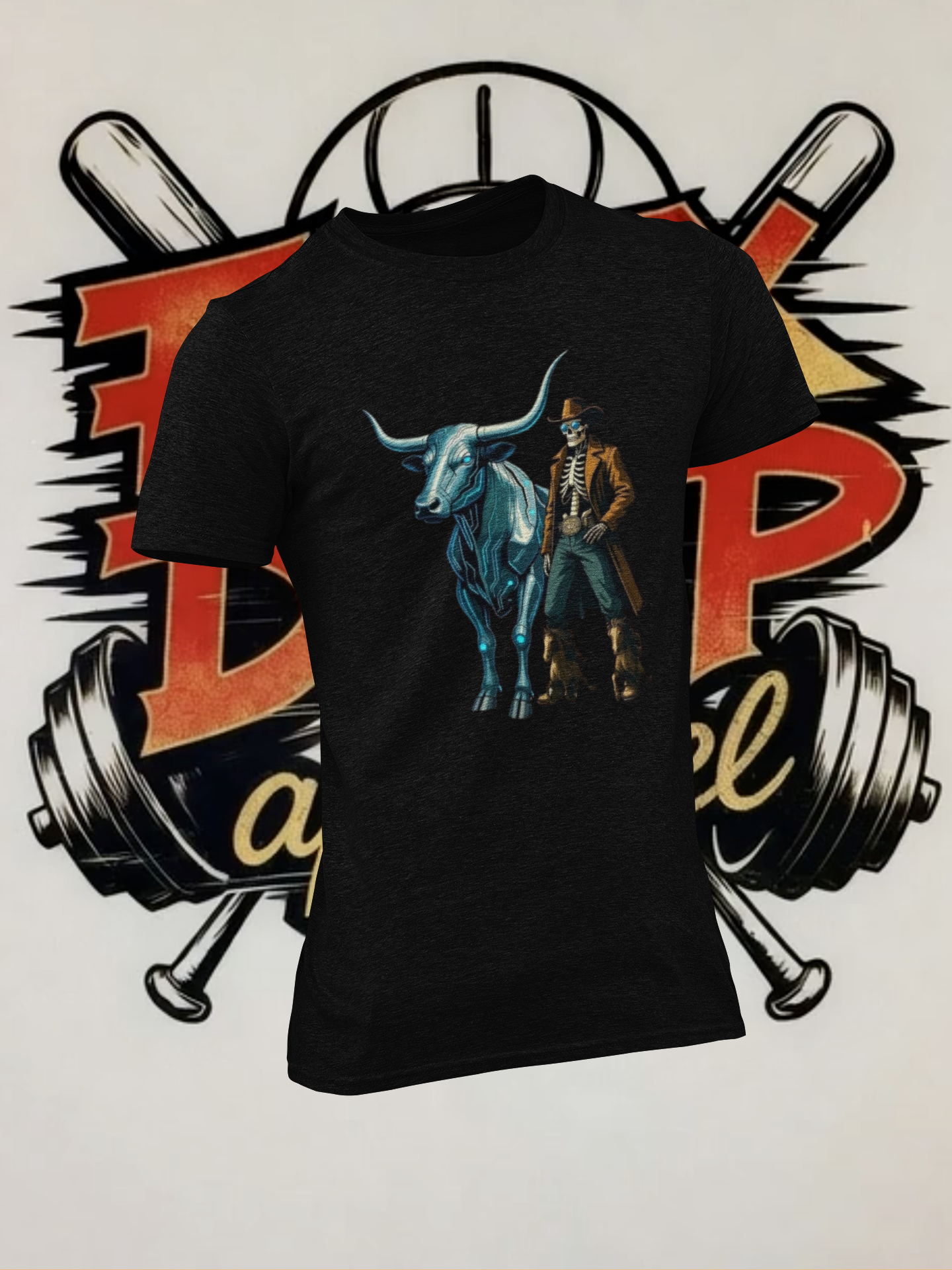 Cowboy & Bull Graphic T-Shirt