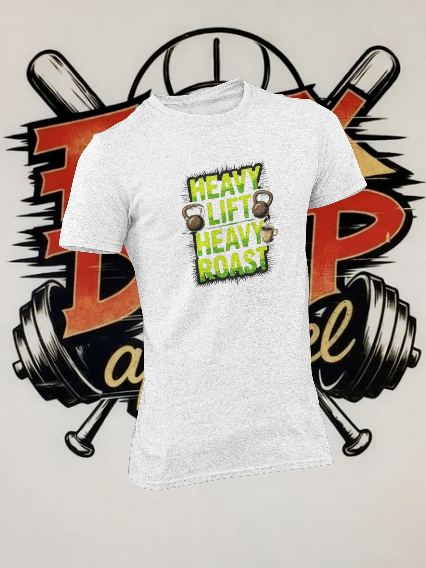 Heavy Lift, Heavy Roast Unisex T-Shirt