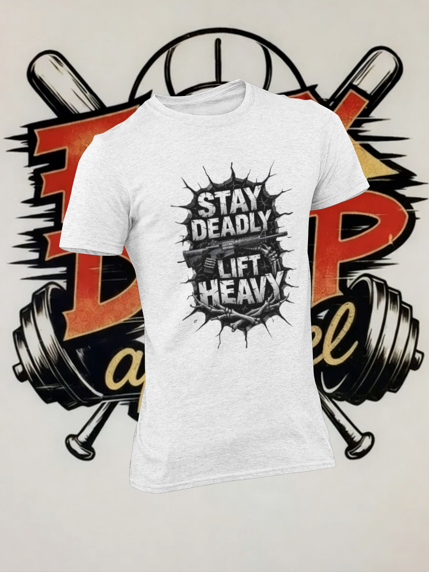 Stay Deadly Lift Heavy T-Shirt | Unisex