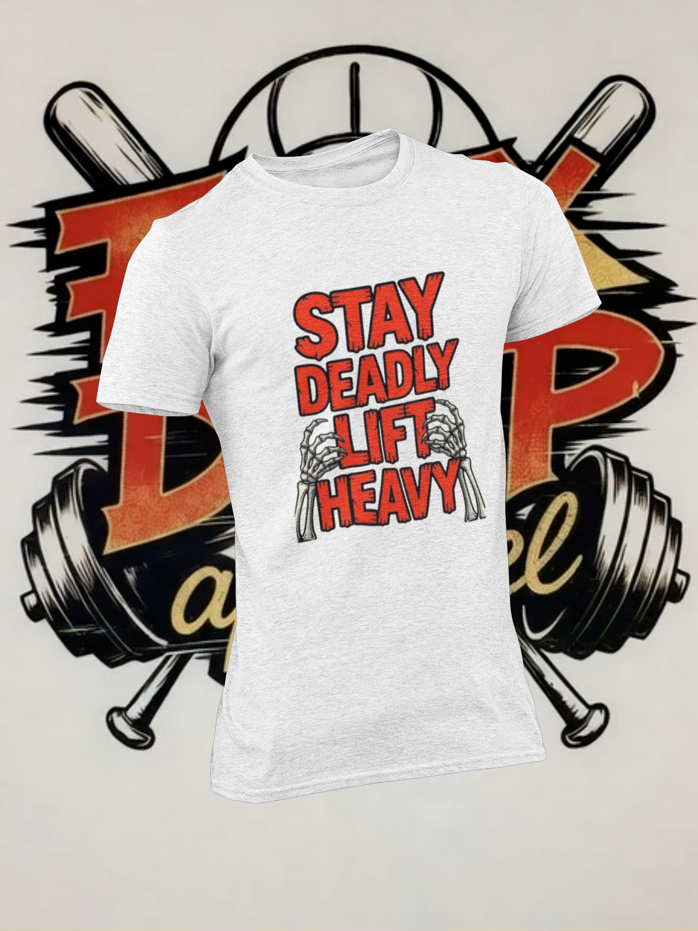 Stay Deadly Lift Heavy T-Shirt, Gym Shirt