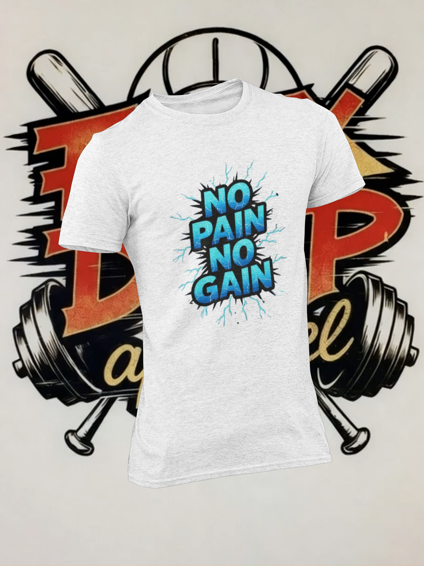 No Gain Fitness Tee - Unisex Softstyle T-Shirt