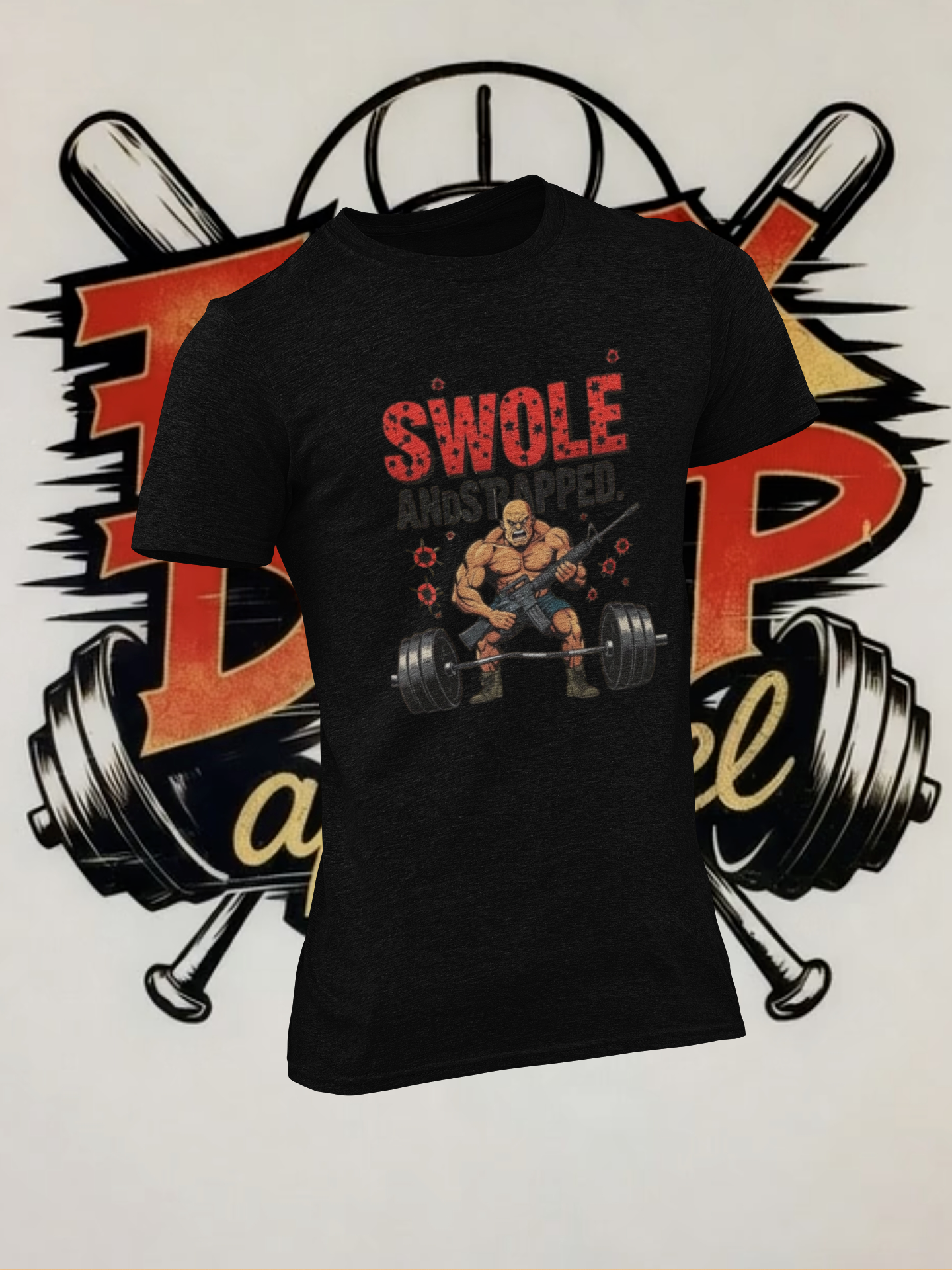 Swole and Strapped Gym T-Shirt