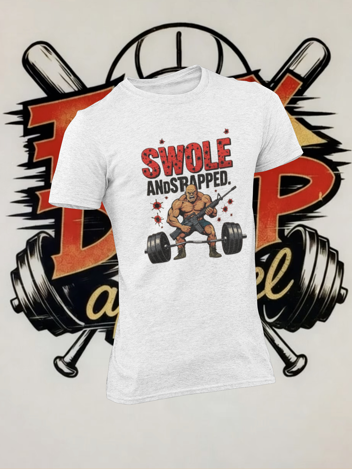 Swole and Strapped Gym T-Shirt