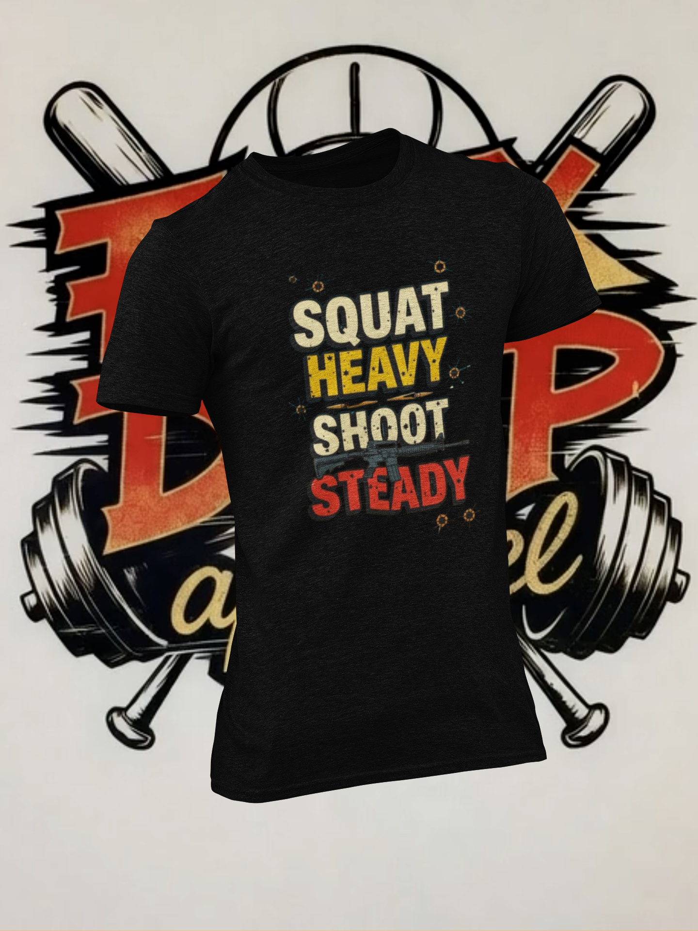 Squat Heavy Shoot Steady - Unisex T-Shirt